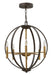 Euclid Small Orb Chandelier by Hinkley