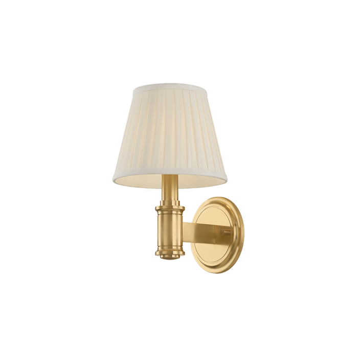 Woodland Park Wall Sconce by Hudson Valley Lighting - Aged Brass Finish