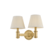 Woodland Park Wall Sconce by Hudson Valley Lighting - Aged Brass Finish