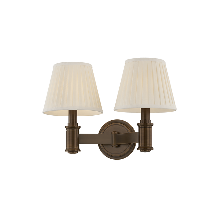 Woodland Park Wall Sconce by Hudson Valley Lighting - Old World Brass Finish