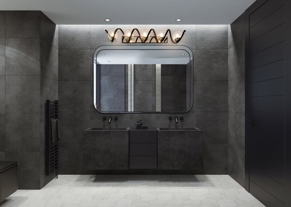 Curlicue Bathroom Vanity Light by Maxim Lighting