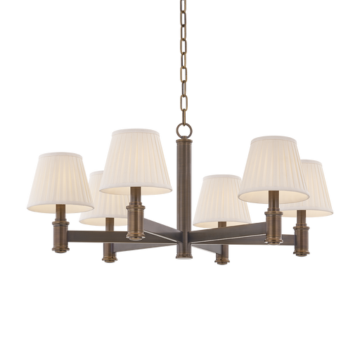 Woodland Park Chandelier by Hudson Valley Lighting - Old World Brass Finish