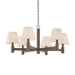 Woodland Park Chandelier by Hudson Valley Lighting - Old World Brass Finish