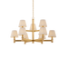 Woodland Park Chandelier by Hudson Valley Lighting - Aged Brass Finish