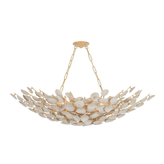 Aimi Linear Pendant by Corbett Lighting - Vintage Gold Leaf Finish