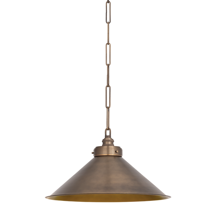 Euclid Pendant by Hudson Valley Lighting - Vintage Brass Finish