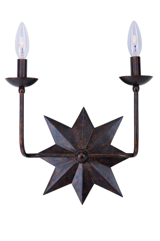 Crystorama - 9232-EB - Two Light Wall Sconce - Astro - English Bronze