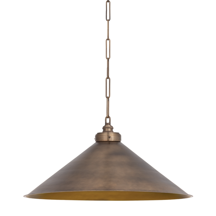 Euclid Pendant by Hudson Valley Lighting - Vintage Brass Finish