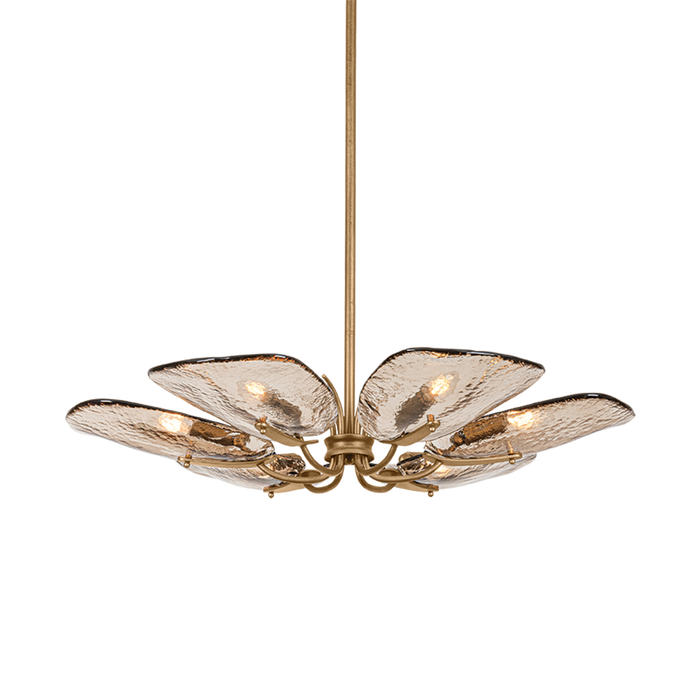Stephentown Chandelier by Hudson Valley Lighting - Patina Gold Leaf Finish