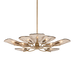 Stephentown Chandelier by Hudson Valley Lighting - Patina Gold Leaf Finish