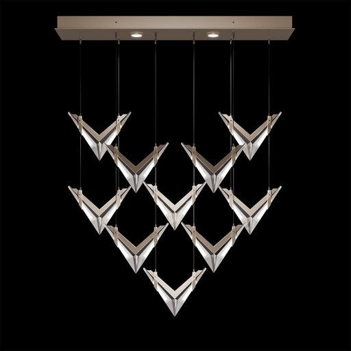 BLADE 48"W Rectangular Pendant by Fine Art Lamps