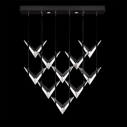 BLADE 48"W Rectangular Pendant by Fine Art Lamps