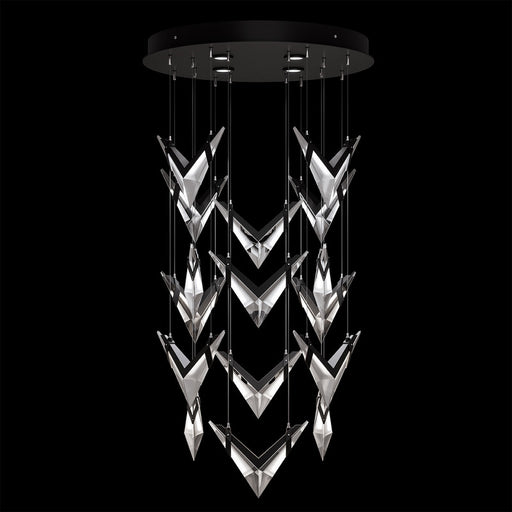 Blade 32"W Round Pendant by Fine Art Lamps