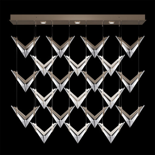 BLADE 62"W Rectangular Pendant by Fine Art Lamps