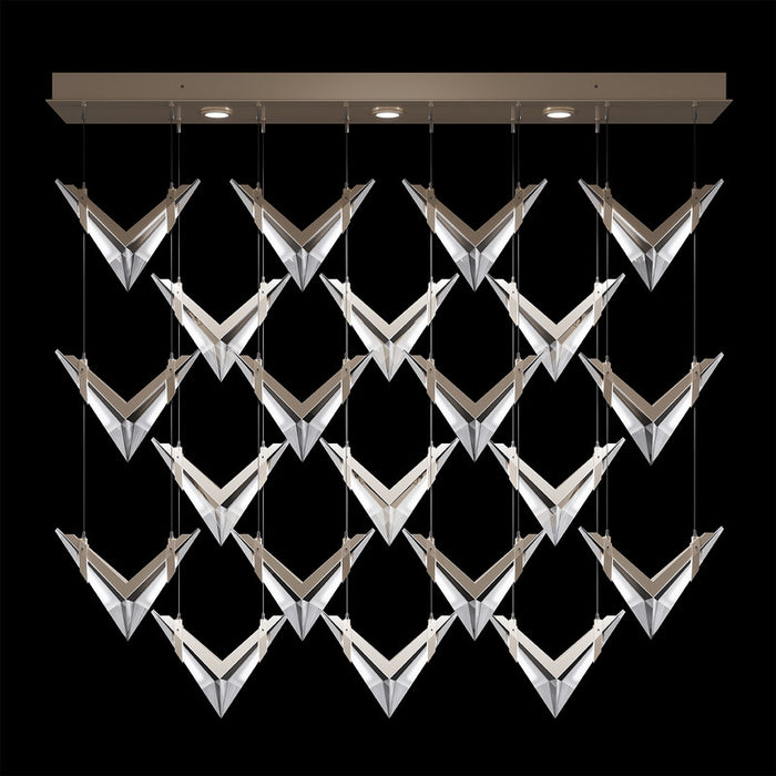BLADE 62"W Rectangular Pendant by Fine Art Lamps