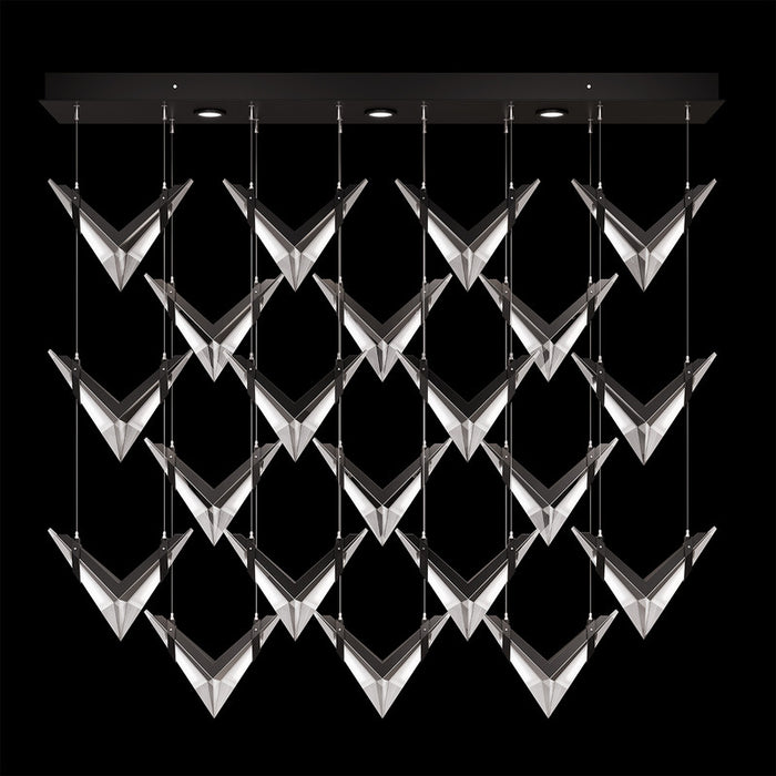 BLADE 62"W Rectangular Pendant by Fine Art Lamps
