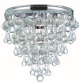 Load image into Gallery viewer, Crystorama - 135-CH - Three Light Flush Mount - Calypso - Polished Chrome
