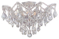 Load image into Gallery viewer, Crystorama - 4437-CH-CL-MWP - Five Light Semi Flush Mount - Maria Theresa - Polished Chrome
