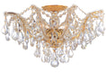 Load image into Gallery viewer, Crystorama - 4437-GD-CL-MWP - Five Light Semi Flush Mount - Maria Theresa - Gold
