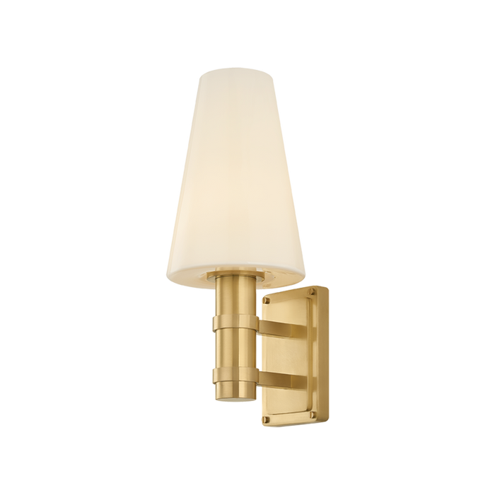 Glenwood Lake Wall Sconce by Hudson Valley Lighting - Aged Brass Finish