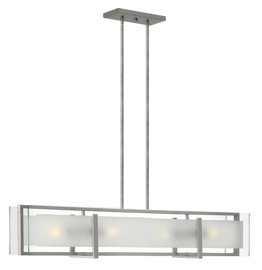 Latitude Medium Four Light Linear Suspension by Hinkley