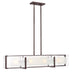 Latitude Medium Four Light Linear Suspension by Hinkley
