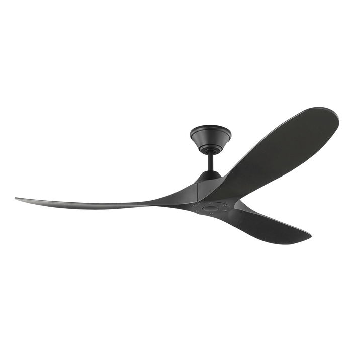Maverick Coastal 60 - Midnight Black w Midnight Black Blades by Visual Comfort Fan