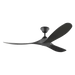 Maverick Coastal 60 - Midnight Black w Midnight Black Blades by Visual Comfort Fan