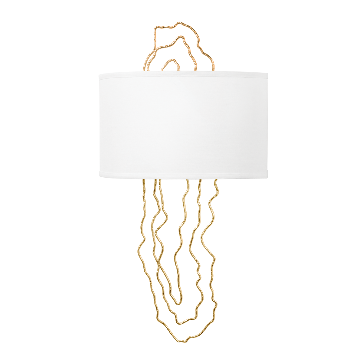 5th Avenue Wall Sconce by Corbett Lighting - Vintage Gold Leaf Finish