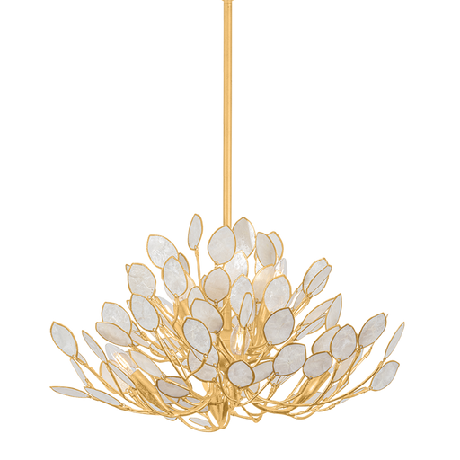 Eastview Chandelier by Hudson Valley Lighting - Vintage Gold Leaf Finish