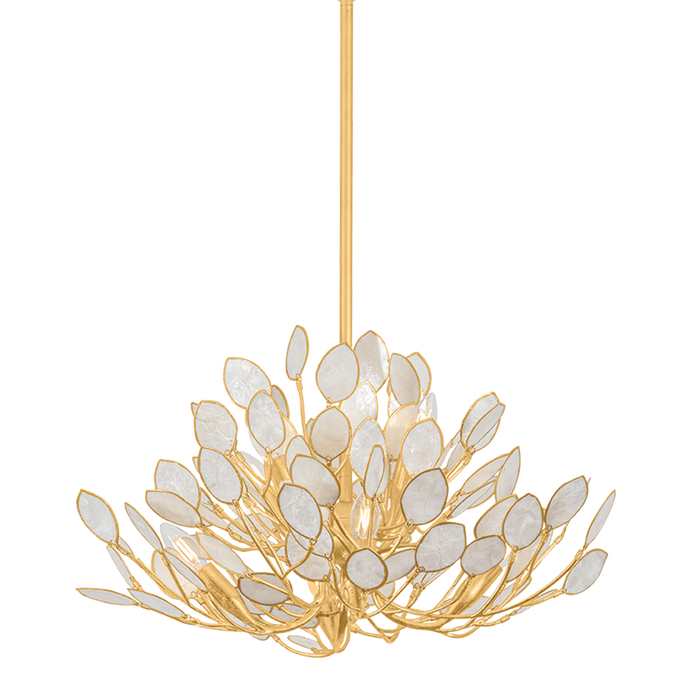 Eastview Chandelier by Hudson Valley Lighting - Vintage Gold Leaf Finish