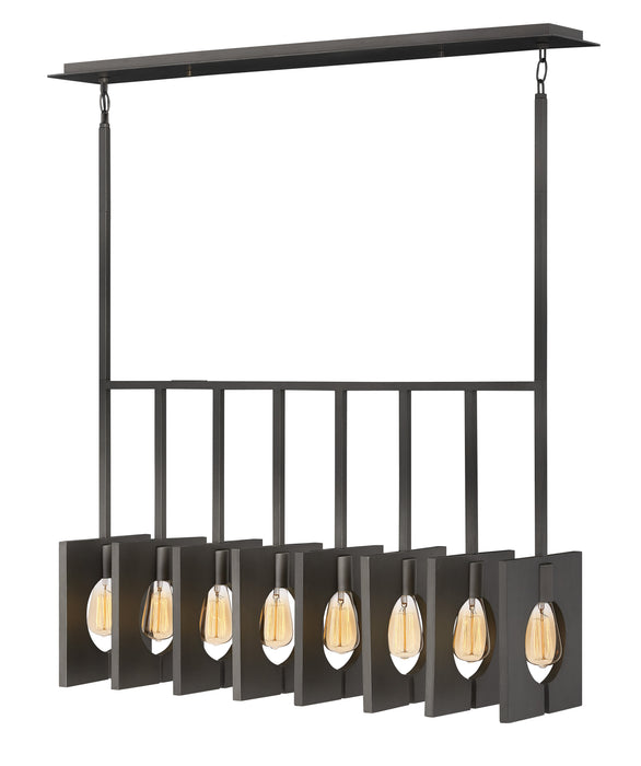 Ludlow Small Eight Light Linear Suspension by Hinkley