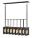 Ludlow Small Eight Light Linear Suspension by Hinkley