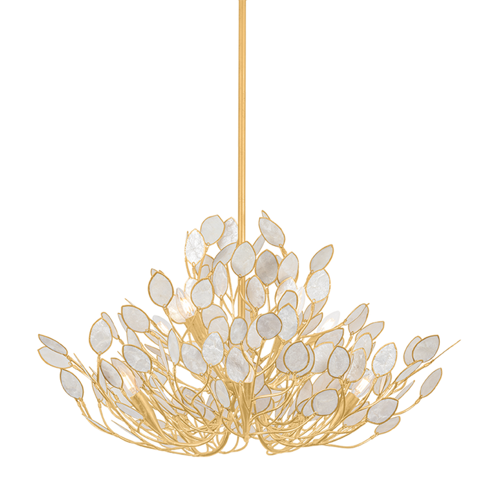 Eastview Chandelier by Hudson Valley Lighting - Vintage Gold Leaf Finish