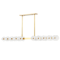 Load image into Gallery viewer, Austen Linear by Hudson Valley Lighting - Aged Brass Finish
