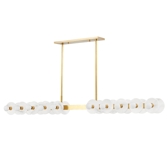 Austen Linear by Hudson Valley Lighting - Aged Brass Finish