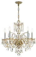 Load image into Gallery viewer, Crystorama - 1005-PB-CL-MWP - Five Light Chandelier - Traditional Crystal - Polished Brass
