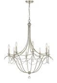 Load image into Gallery viewer, Crystorama - 428-SA - Eight Light Chandelier - Metro - Antique Silver
