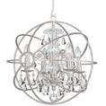 Load image into Gallery viewer, Crystorama - 9025-OS-CL-MWP - Four Light Mini Chandelier - Solaris - Olde Silver
