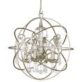 Load image into Gallery viewer, Crystorama - 9026-OS-CL-MWP - Five Light Chandelier - Solaris - Olde Silver
