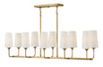 Lewis Medium Ten Light Linear Suspension by Hinkley