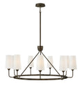 Load image into Gallery viewer, Lewis Large Single Tier Chandelier
