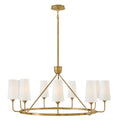 Load image into Gallery viewer, Lewis Large Single Tier Chandelier
