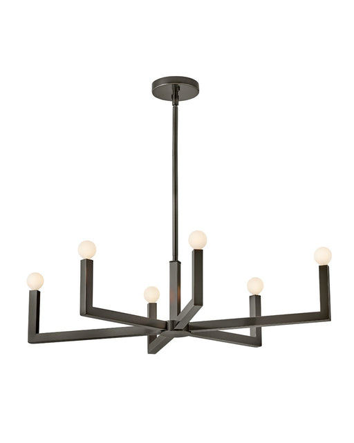 Ezra Small Six Light Linear Suspension by Hinkley