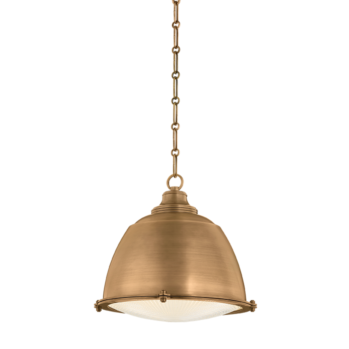 Milltown Pendant by Hudson Valley Lighting - Patina Brass Finish