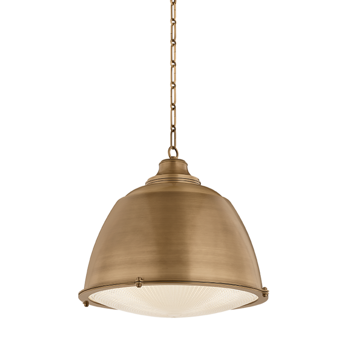 Milltown Pendant by Hudson Valley Lighting - Patina Brass Finish