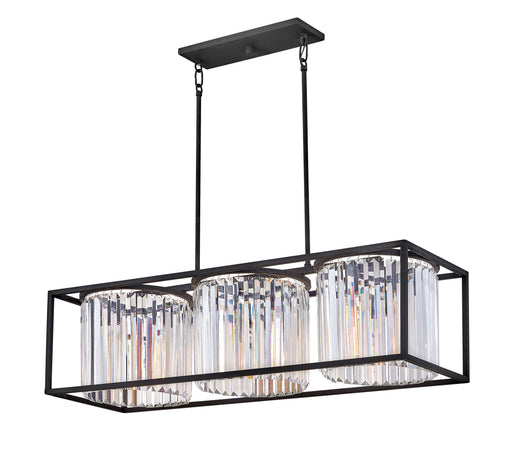 Giada Small Three Light Linear Suspension by Hinkley