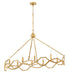 Leona Medium Eight Light Linear Suspension by Hinkley