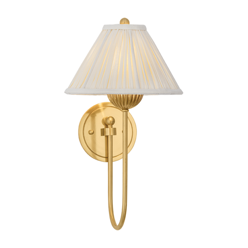 Swiss Hill Wall Sconce by Hudson Valley Lighting - Aged Brass Finish