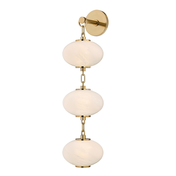 Nephele Wall Sconce by Corbett Lighting - Vintage Polished Brass Finish